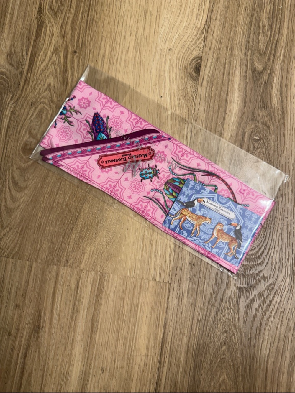 Pink Patterned Womens Scarf